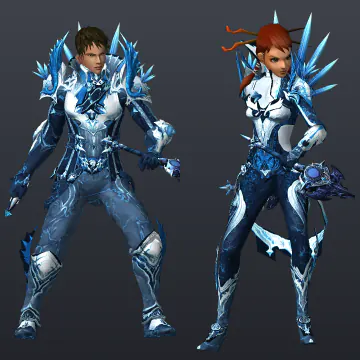 Ninja vestido com um set do fim de jogo